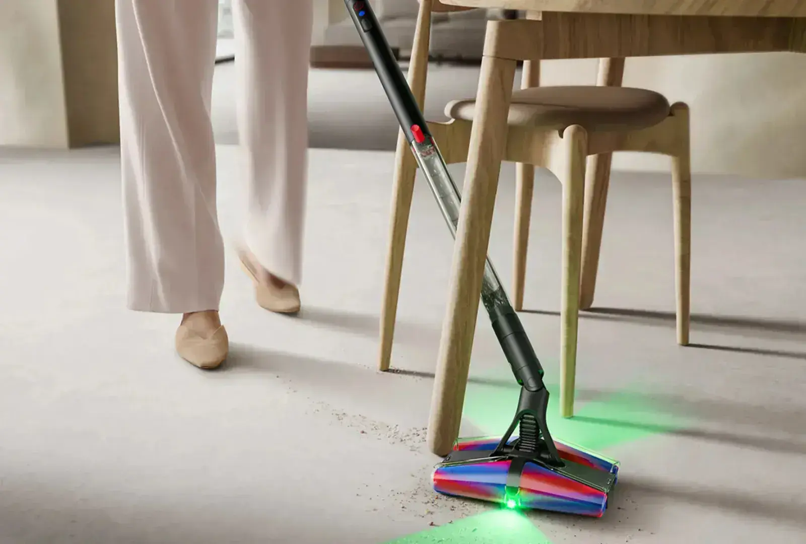 Dyson PencilVac Fluffycones: ультратонкий беспроводной пылесос для